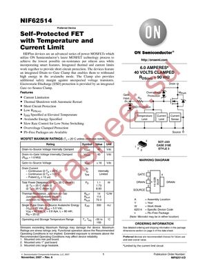 NIF62514T1G datasheet  